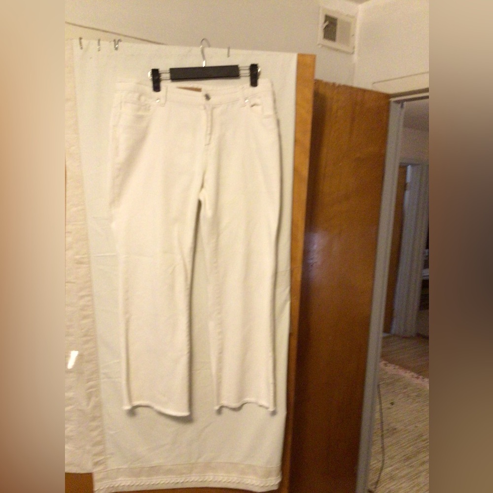 Rebecca Minkoff cropped jeans with hem frayed SZ 28# cropped # summer # beach